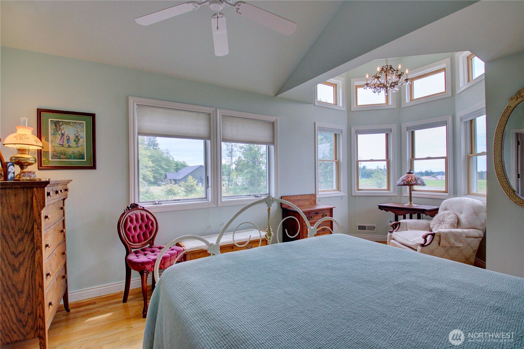 2950 Aldergrove Road Ferndale, WA 98248 - Photo 22 of 39 a bedroom with furniture and a large window