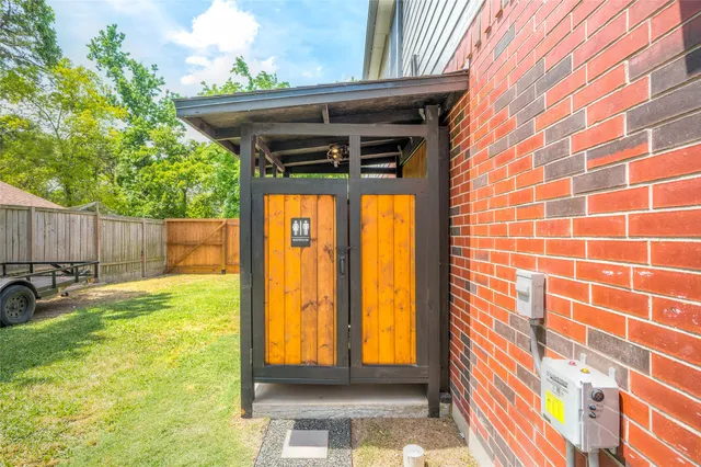 a view of outdoor space and yard