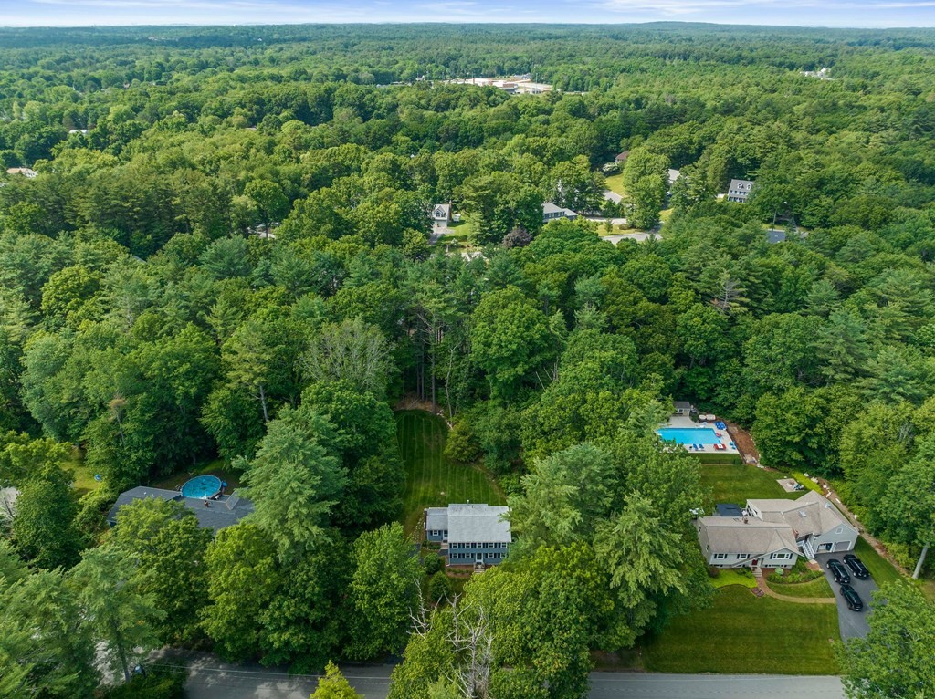 116 Meadowbrook Road Hanover, MA 02339 - Photo 41 of 41 an aerial view of residential house with outdoor space and trees all around