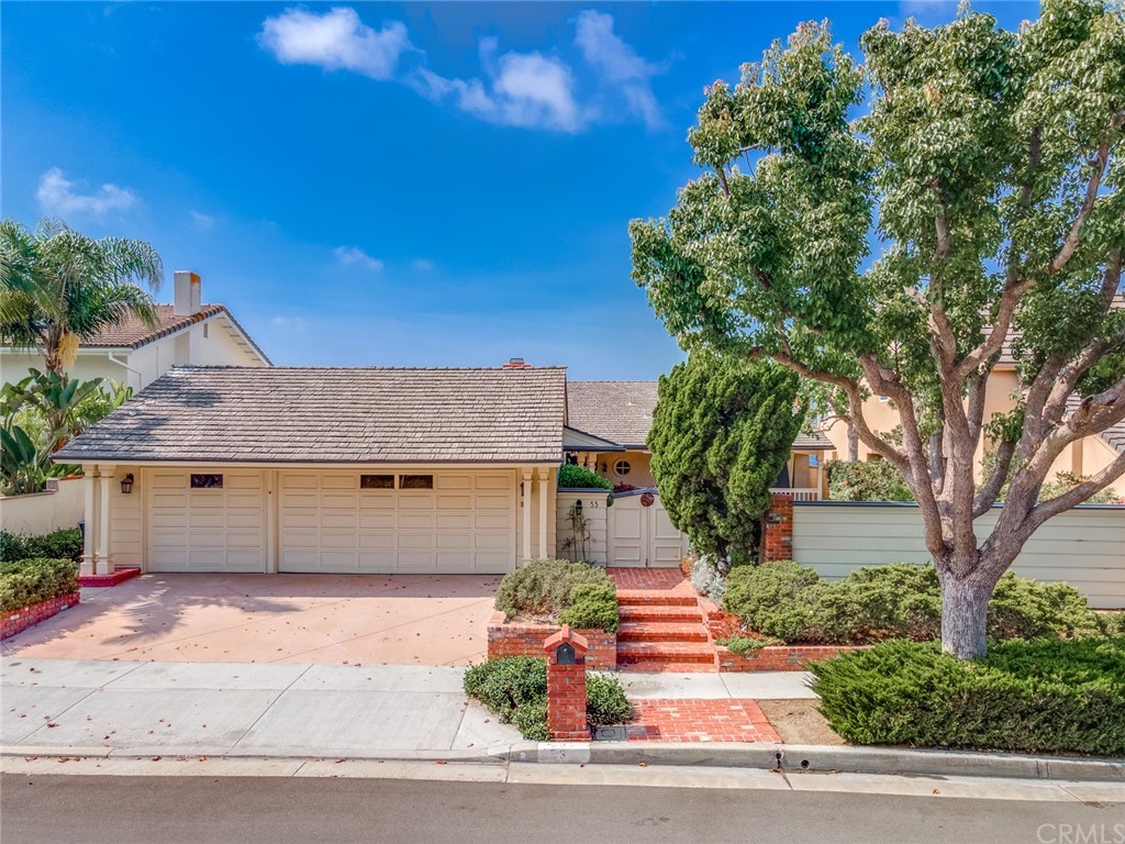 53 Goleta Point Drive Corona del Mar, CA 92625 - Photo 3 of 36 an aerial view of residential houses with outdoor space and ocean view