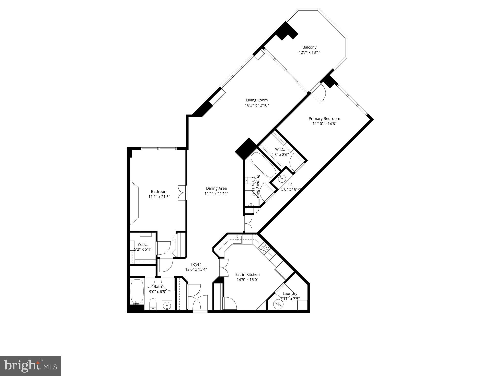 3801 Canterbury Road, Unit 816 Baltimore, MD 21218 - Photo 28 of 28 Floor plan