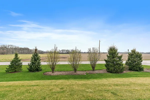 a view of a park and a yard