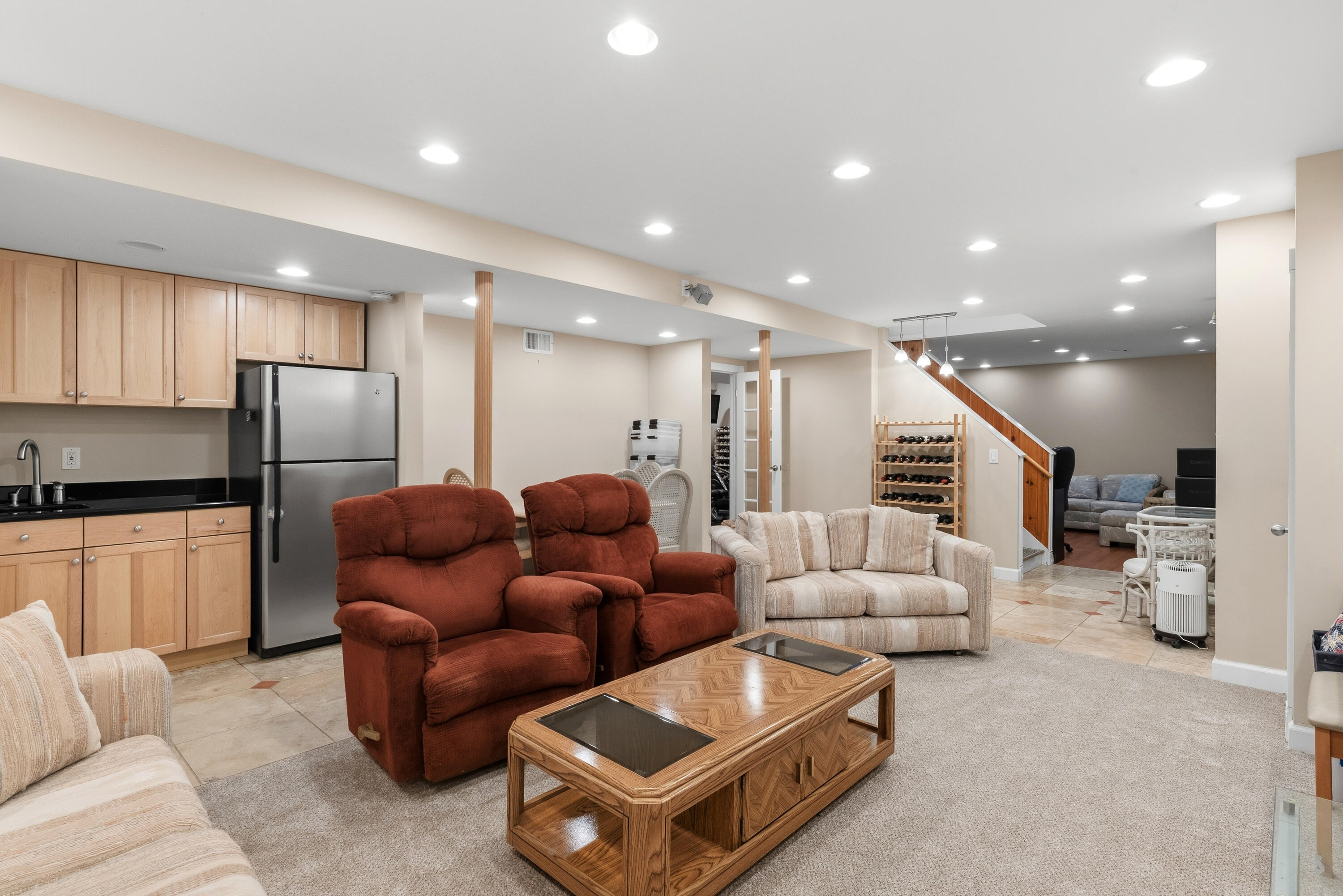 12785 West Bobwood Road New Berlin, WI 53151 - Photo 28 of 39 Lower, Great for Movie or Card Nights
