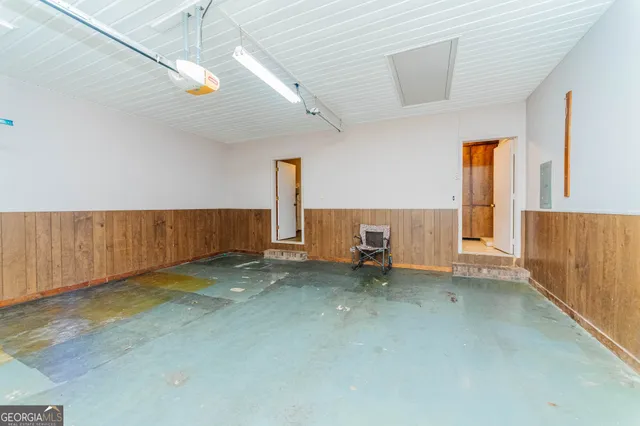 a view of a livingroom with a staircase