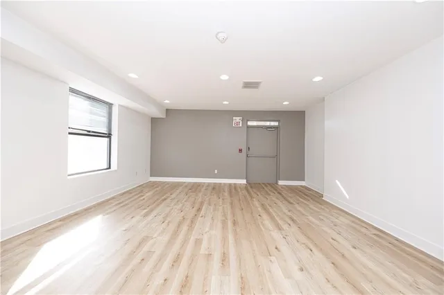 a view of a storage room