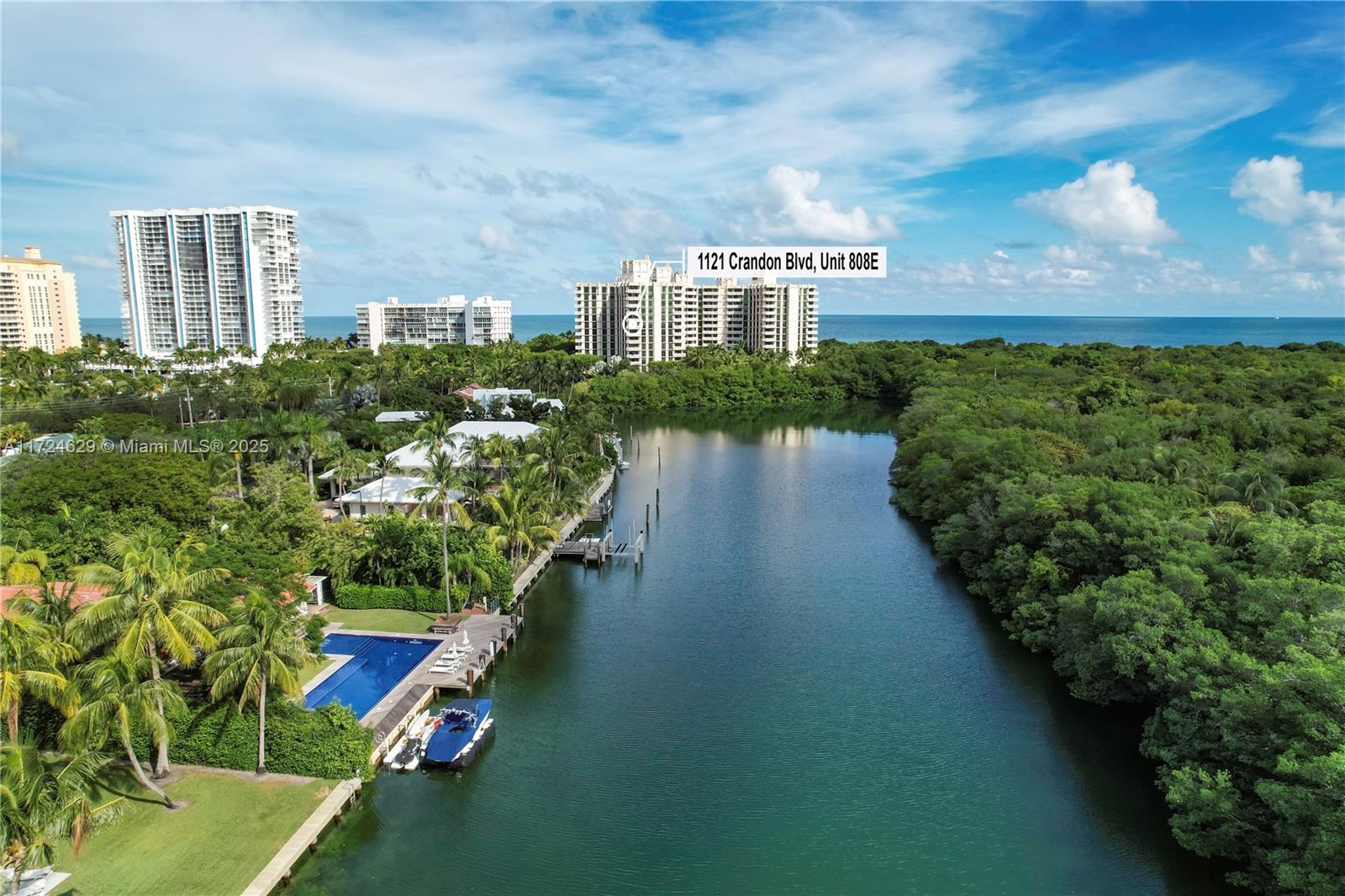 1121 Crandon Boulevard, Unit E808 Key Biscayne, FL 33149 - Photo 9 of 36 Unobstructed view
