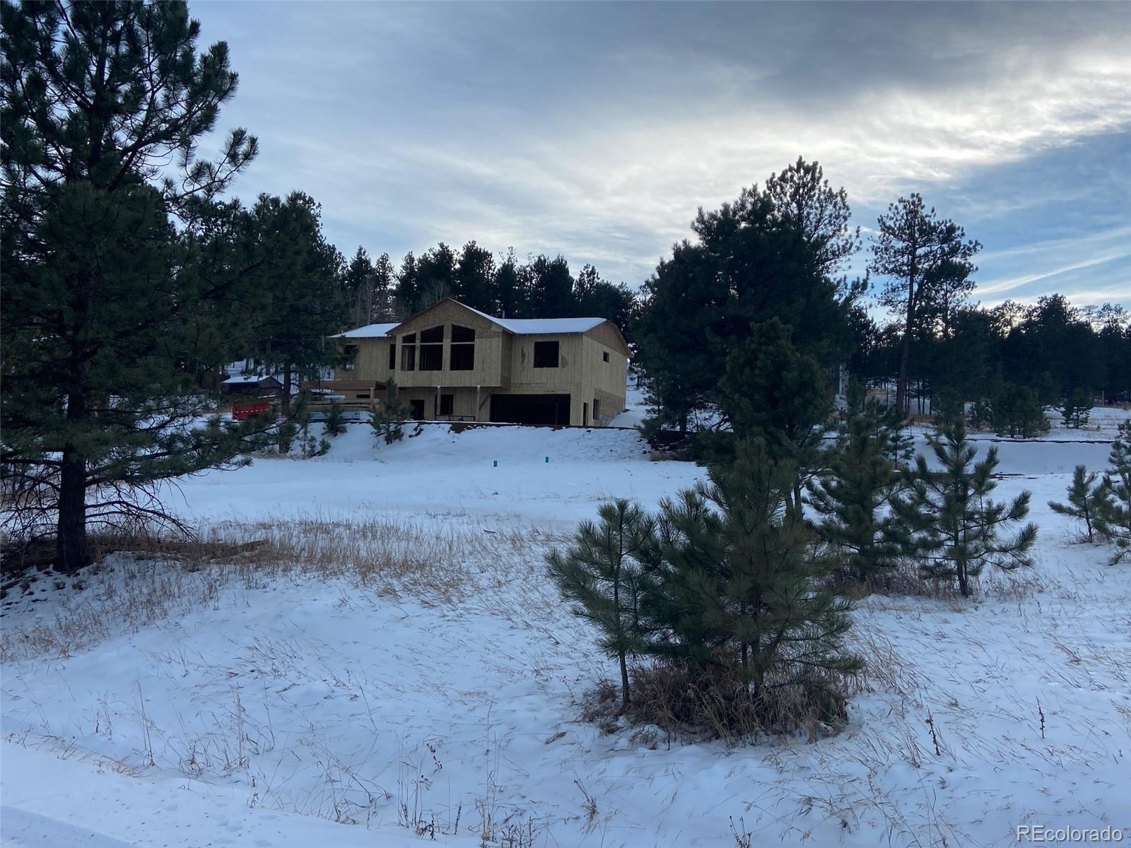 174 Chickadee Lane Bailey, CO 80421 - Photo 32 of 39 a view of a house with a yard