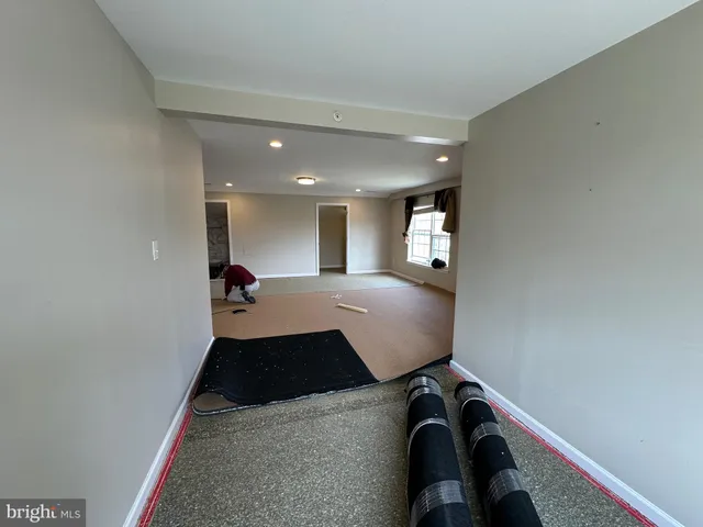 a view of an empty room