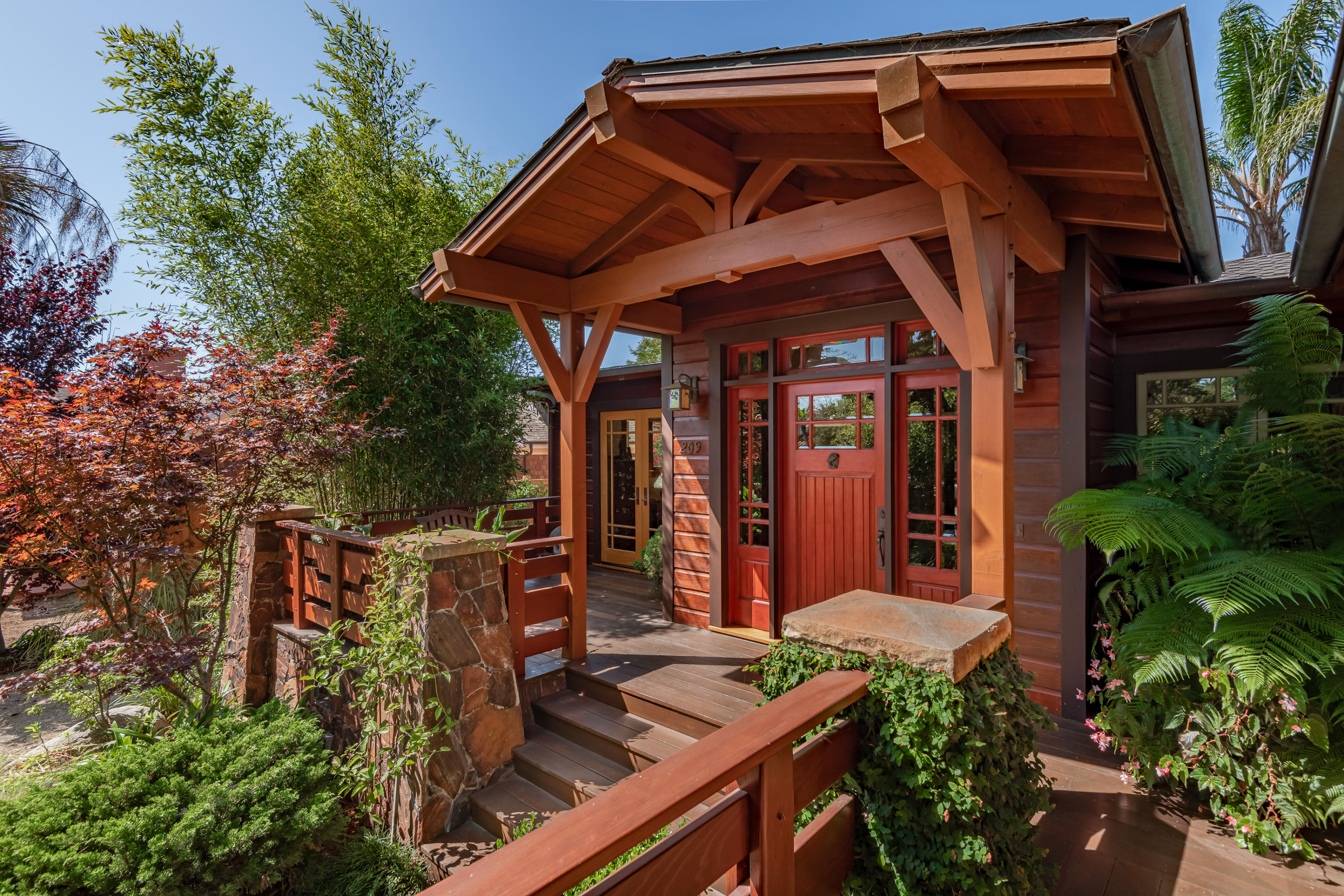 209 Mohawk Road Santa Barbara, CA 93109 - Photo 15 of 50 Craftsman Entrance