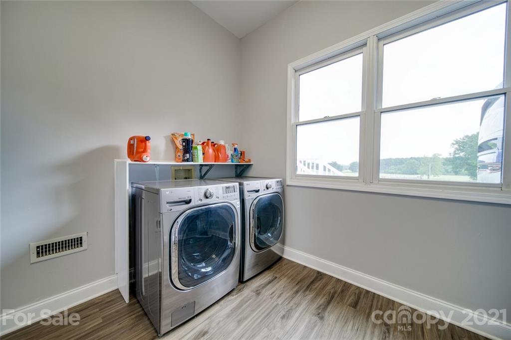 6460 Talley Road Stanfield, NC 28163 - Photo 37 of 47 a utility room with dryer and washer