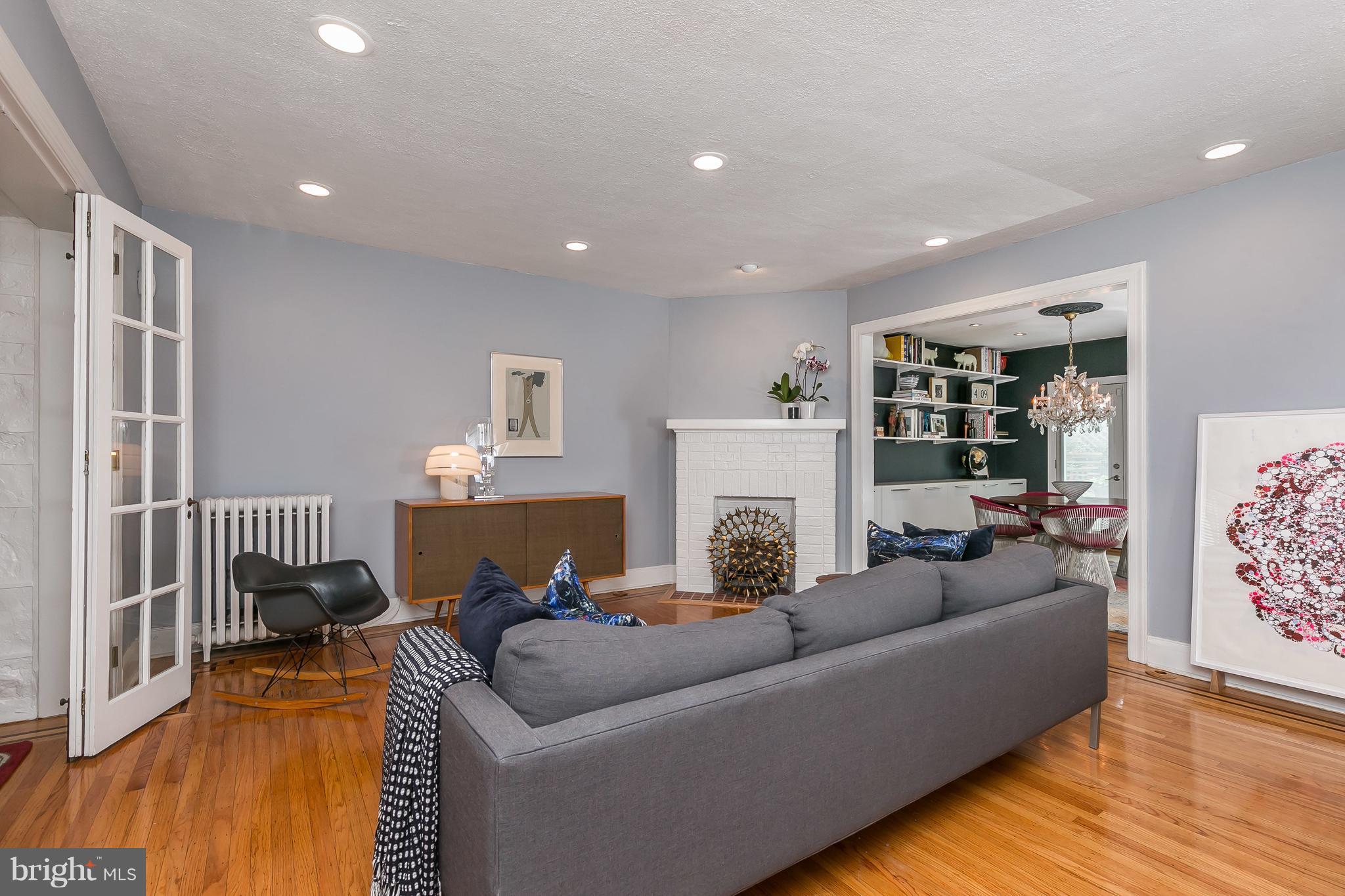 3622 Kimble Road Baltimore, MD 21218 - Photo 6 of 30 a living room with furniture and a fireplace
