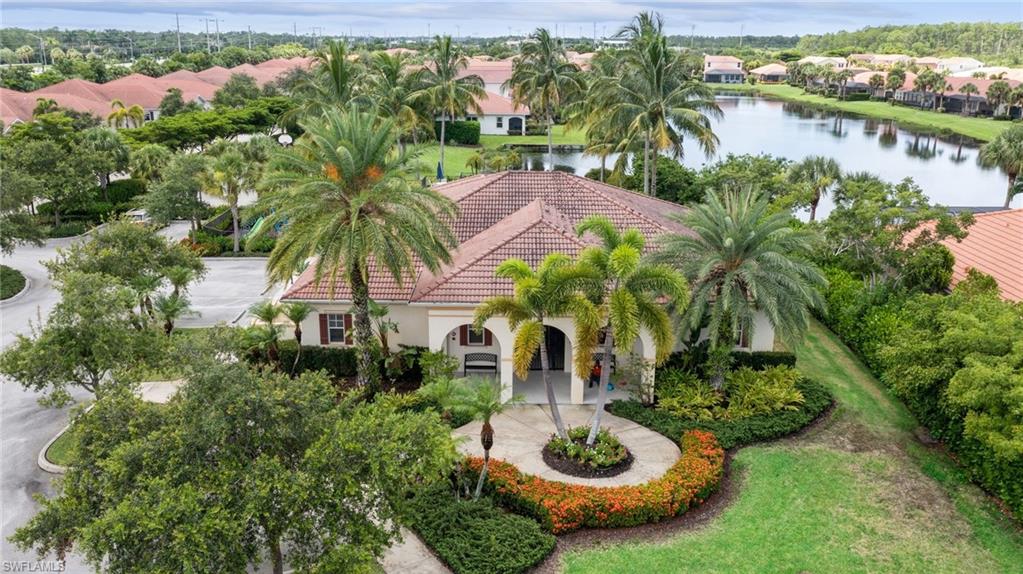 13366 Kent Street Naples, FL 34109 - Photo 20 of 23 Aerial view of residential area with a large body of water