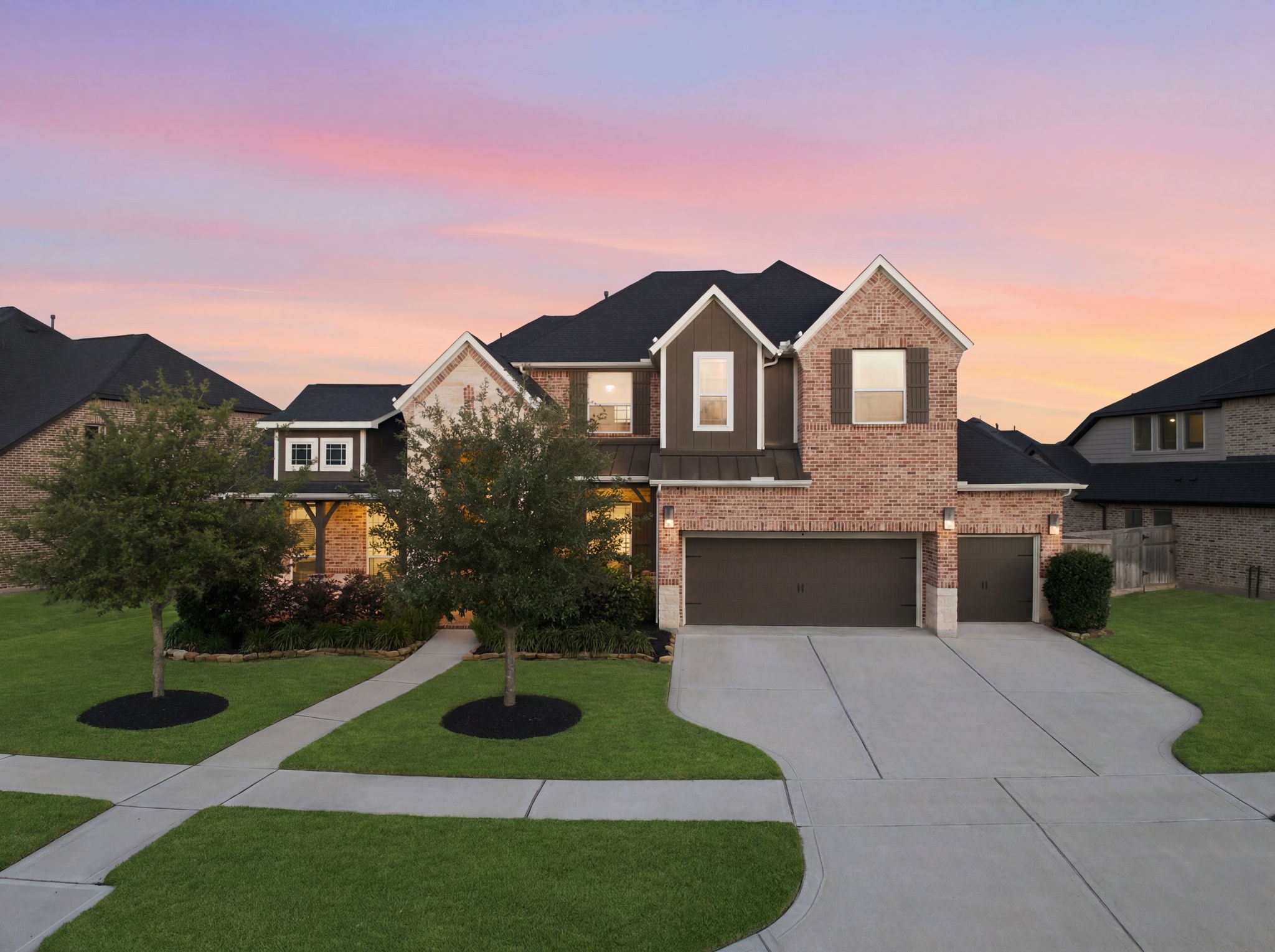 28811 Ember Crest Lane Fulshear, TX 77441 - Photo 1 of 47 a front view of a house with a yard