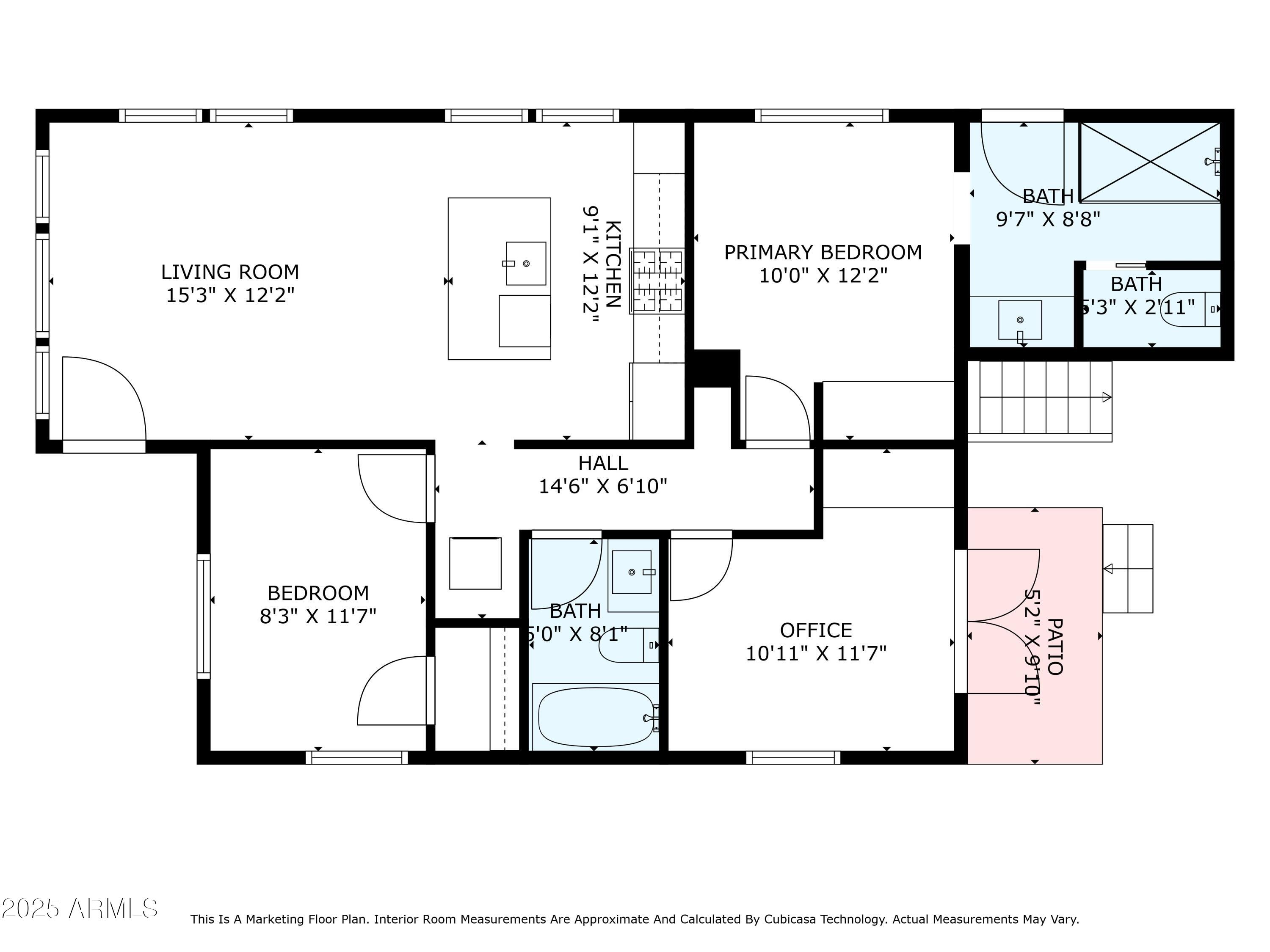 929 East Granada Road Phoenix, AZ 85006 - Photo 59 of 59 Floorplan without basement
