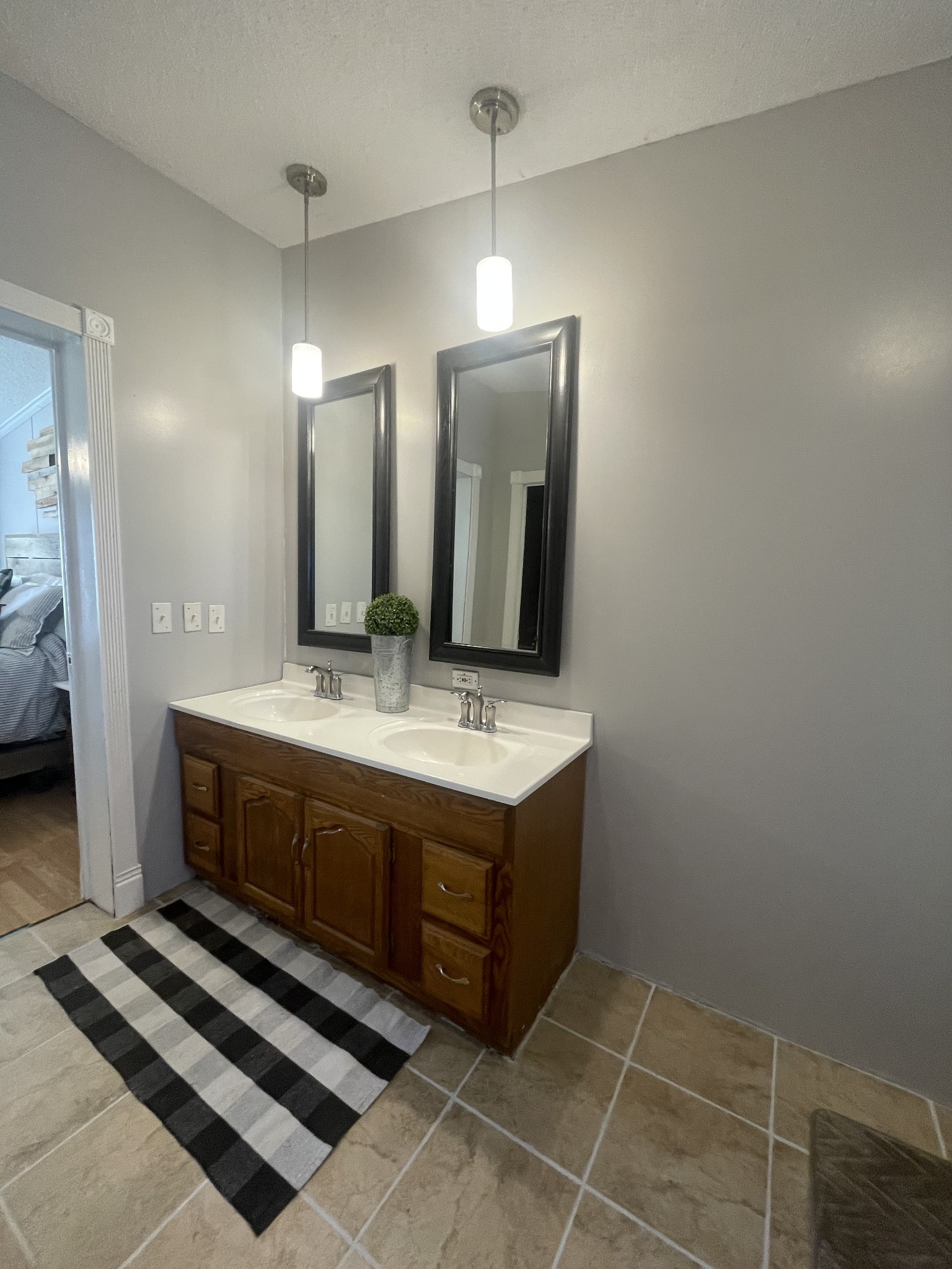 2015 Pomroy Road Manchester, TN 37355 - Photo 23 of 47 a bathroom with a sink double vanity and a mirror