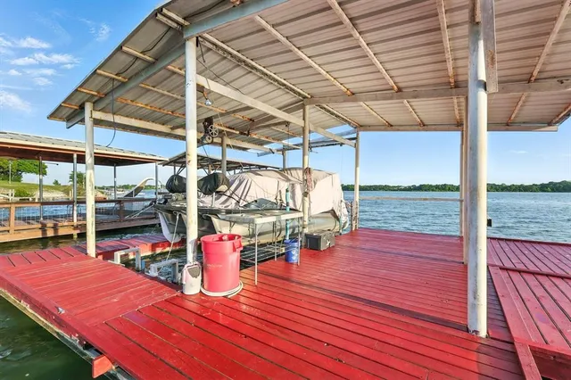 a view of a roof deck
