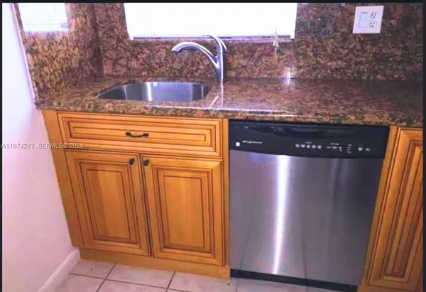 a close view of utility room