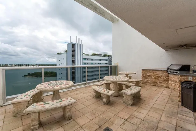 a outdoor space with furniture