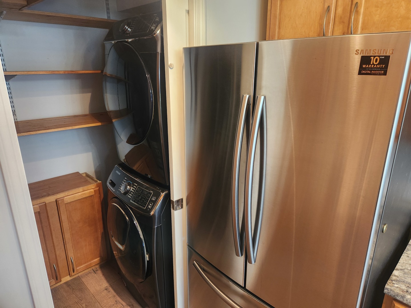 1597 Cove Drive, Unit 185C Prospect Heights, IL 60070 - Photo 5 of 12 a view of a refrigerator and washer