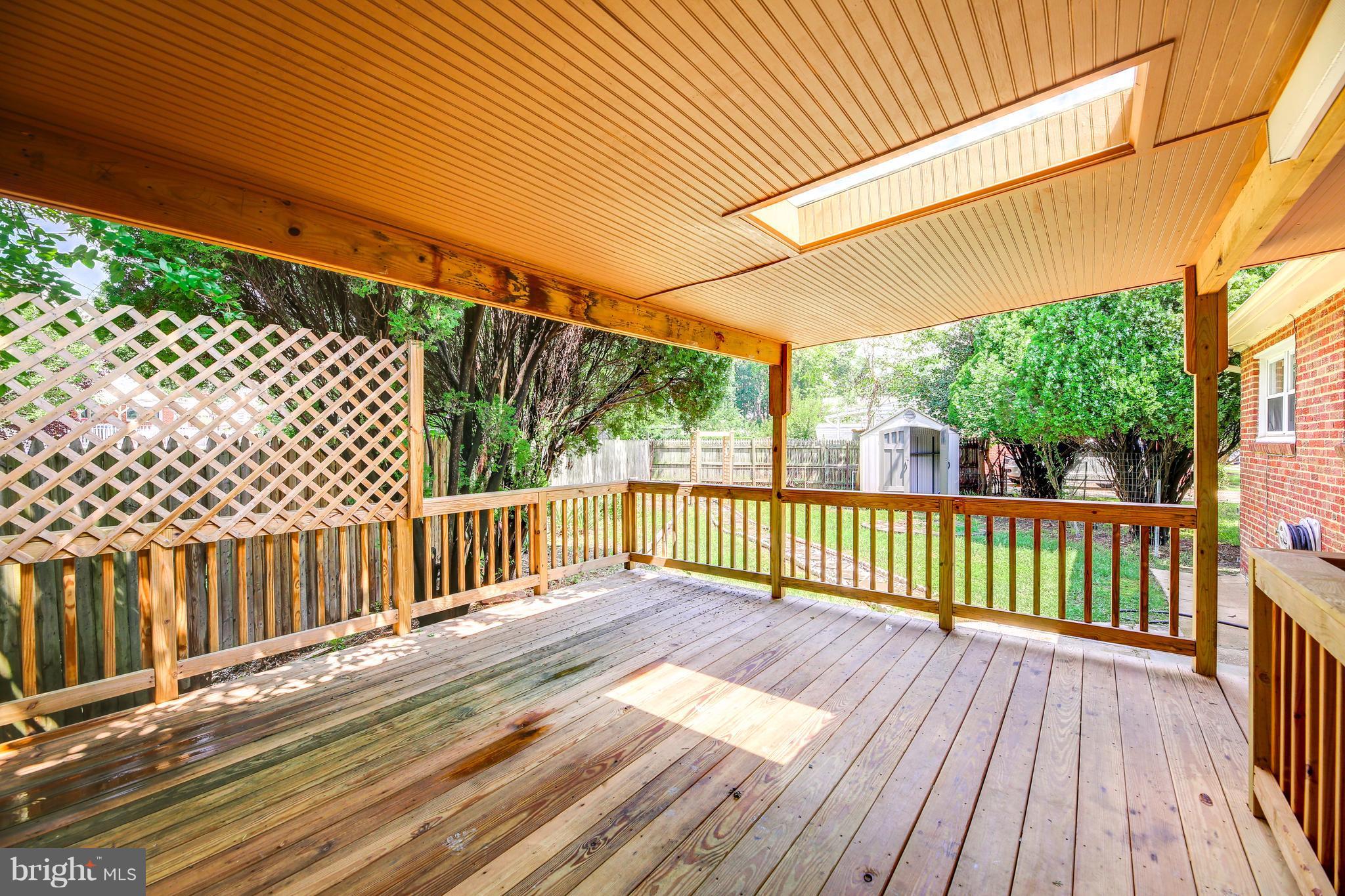5818 Amherst Avenue Springfield, VA 22150 - Photo 28 of 30 Spacious covered Deck