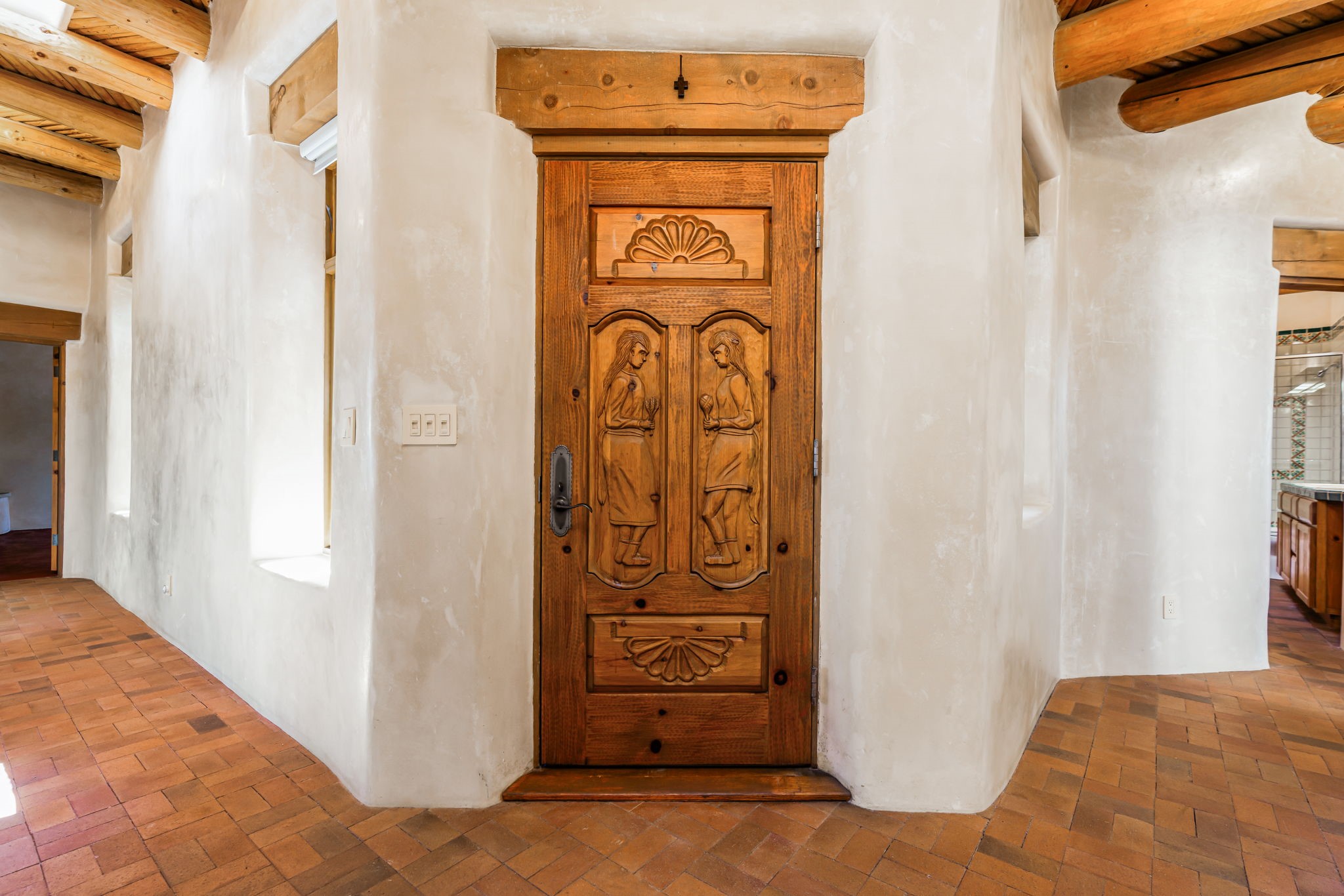 10 Antigua Road Santa Fe, NM 87508 - Photo 5 of 57 Gorgeous handmade front door