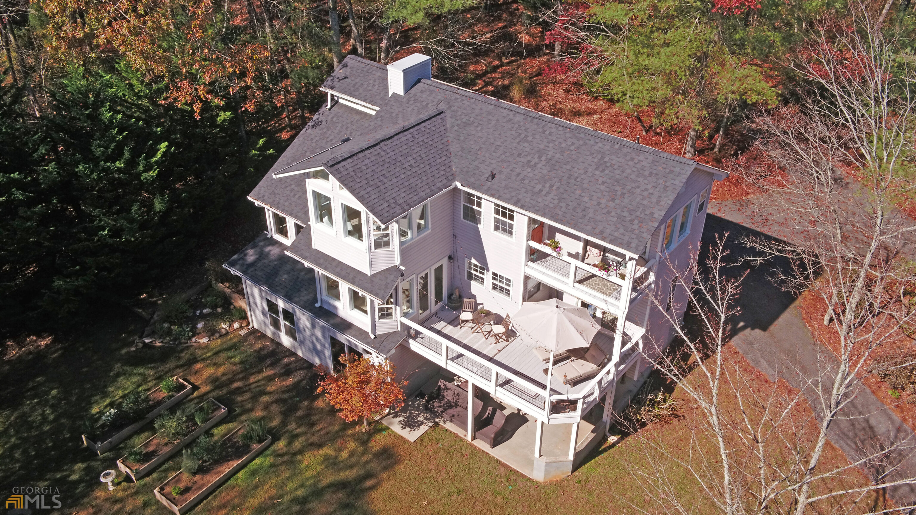 345 Rabun Bluffs Drive Lakemont, GA 30552 - Photo 1 of 1 an aerial view of a house