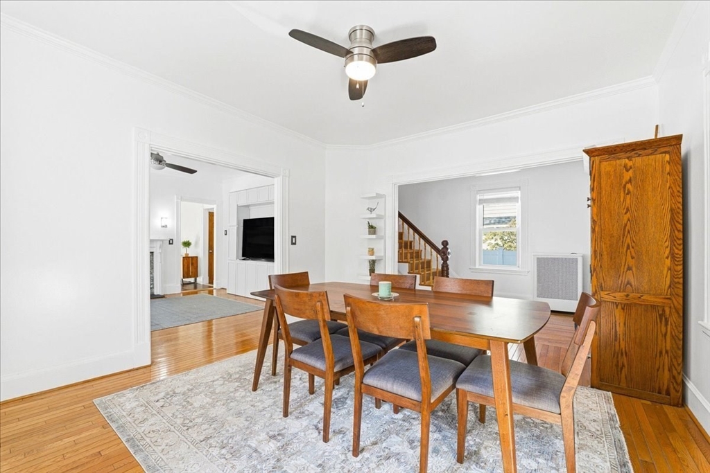 73 Hudson Street Milton, MA 02186 - Photo 15 of 42 a view of a dining room with furniture and a rug