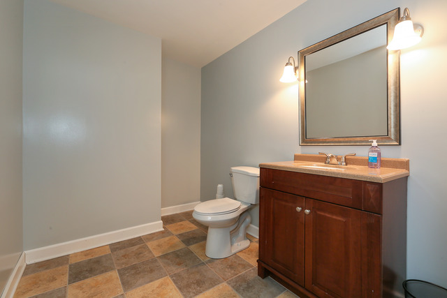 248 Highland Road Willowbrook, IL 60527 - Photo 24 of 25 a bathroom with a sink and a toilet
