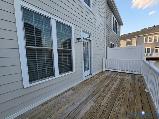 a view of a house with wooden floor