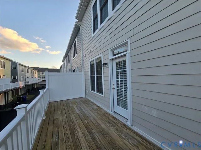a view of a house with wooden floor