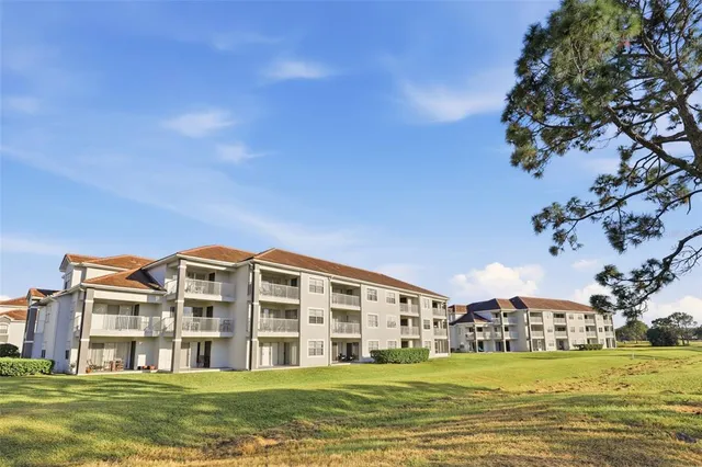 a front view of a building