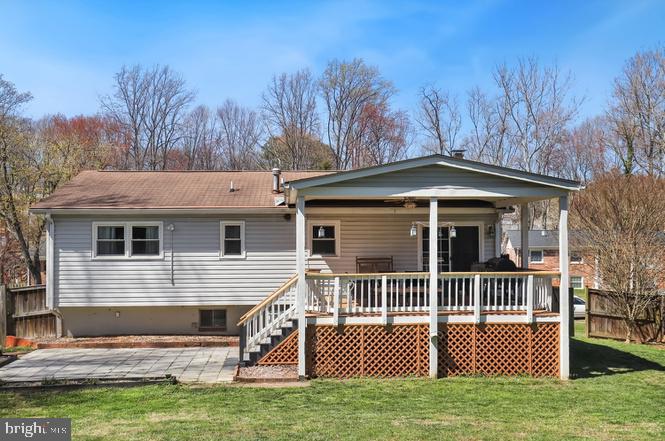 13705 Kerrydale Road Woodbridge, VA 22193 - Photo 29 of 32 a view of house with a yard