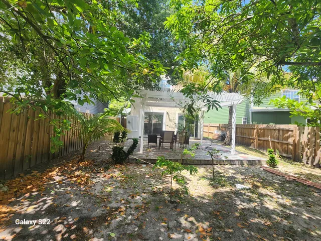 a house view with a sitting space