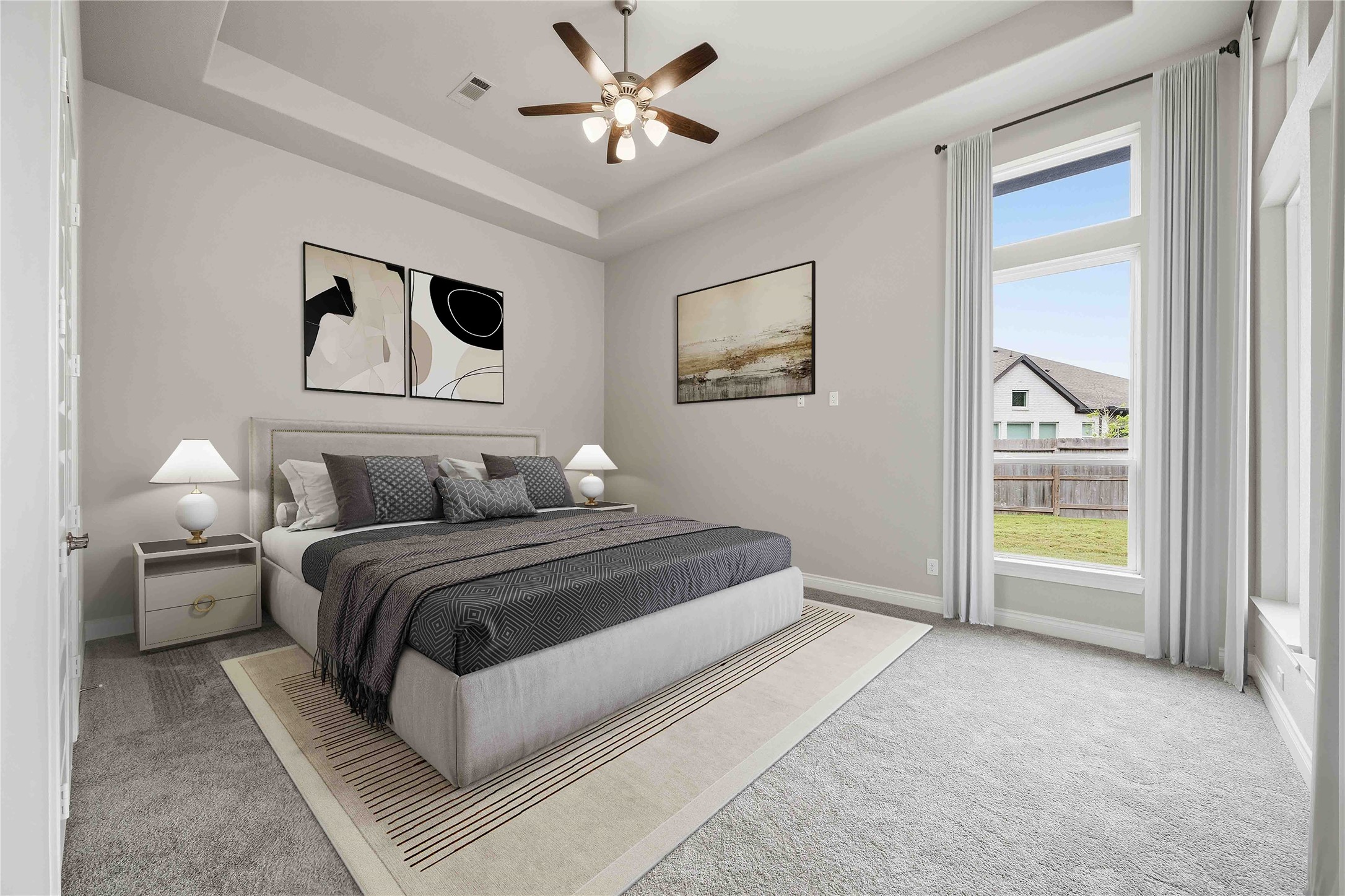 17564 Watercolor Way Conroe, TX 77302 - Photo 22 of 42 Primary bedroom virtually staged