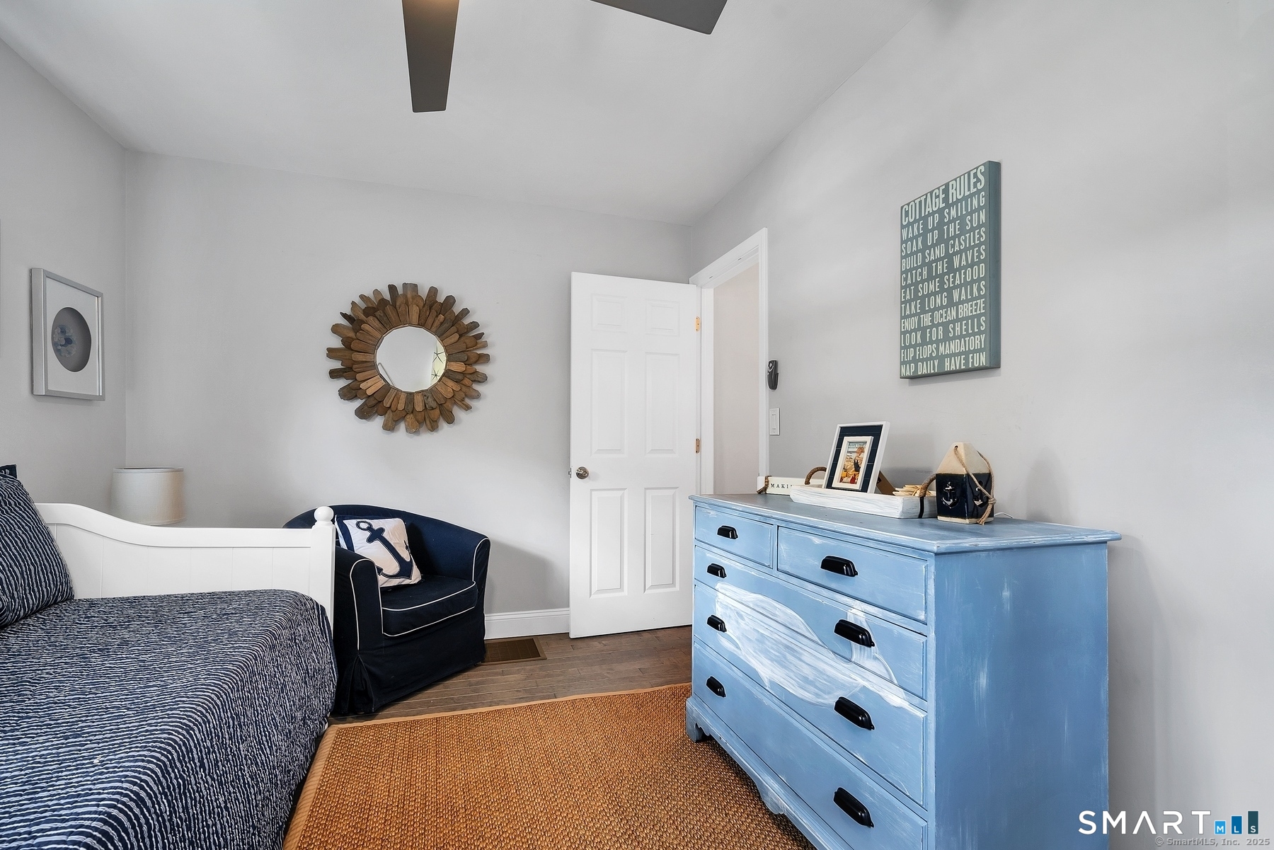 76 South Edgewood Road East Lyme, CT 06357 - Photo 5 of 18 a bedroom with a bed and a cabinets