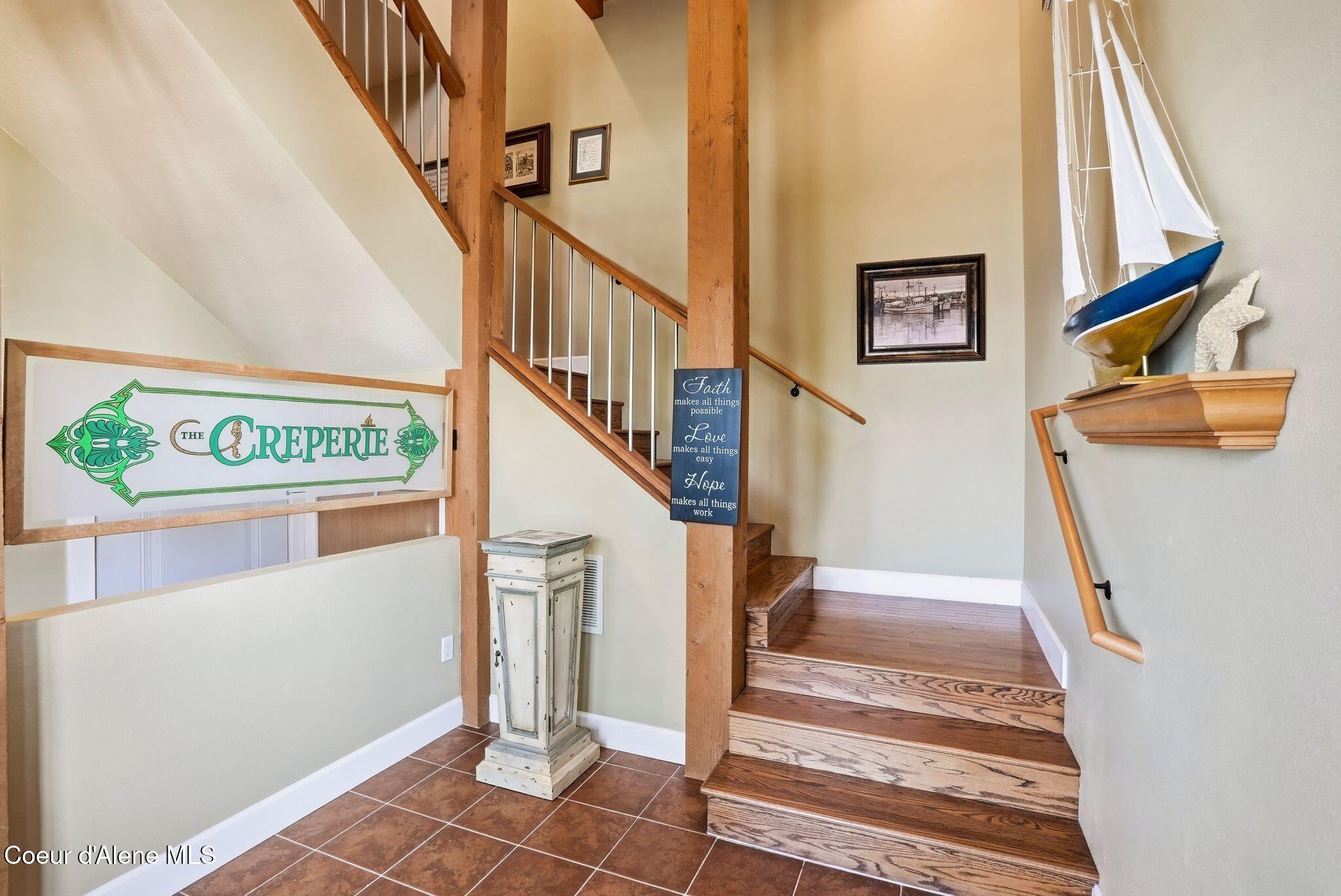 2212 South Silver Beach Road Coeur D'Alene, ID 83814 - Photo 10 of 112 Multi-Level Central Staircase