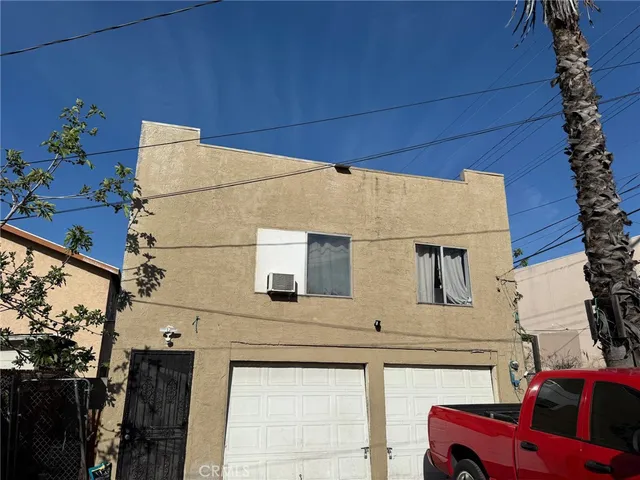 a view of a car garage