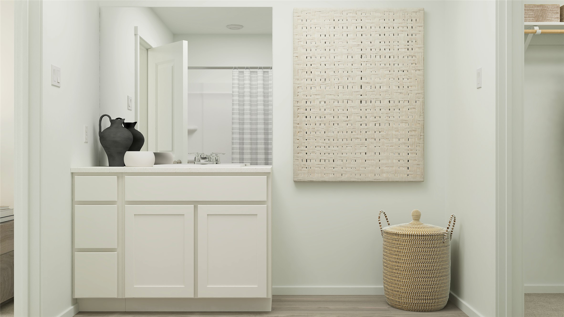 2326 Silvercloud Drive Lockhart, TX 78644 - Photo 24 of 28 a bathroom with a sink and a mirror