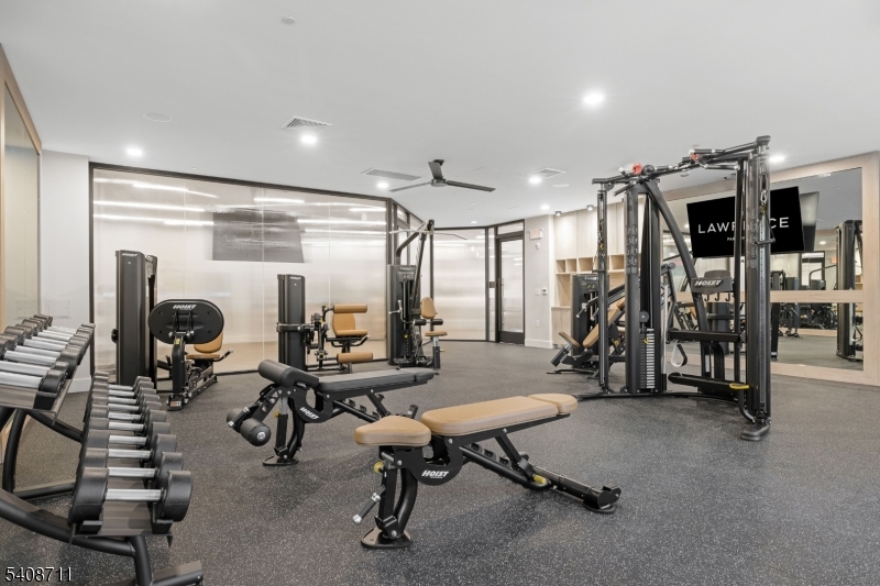 169 Johnson Road Morris Plains, NJ 07950 - Photo 5 of 13 a view of a room with gym equipment