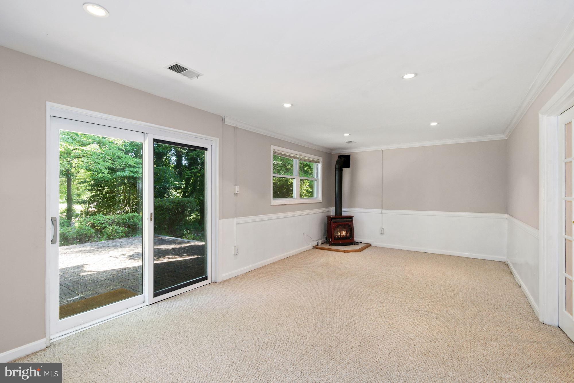 7922 East Rockglen Court Springfield, VA 22152 - Photo 23 of 38 Basement Rec Room /Slider to Patio