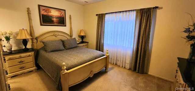 a bed room with a bed and a television