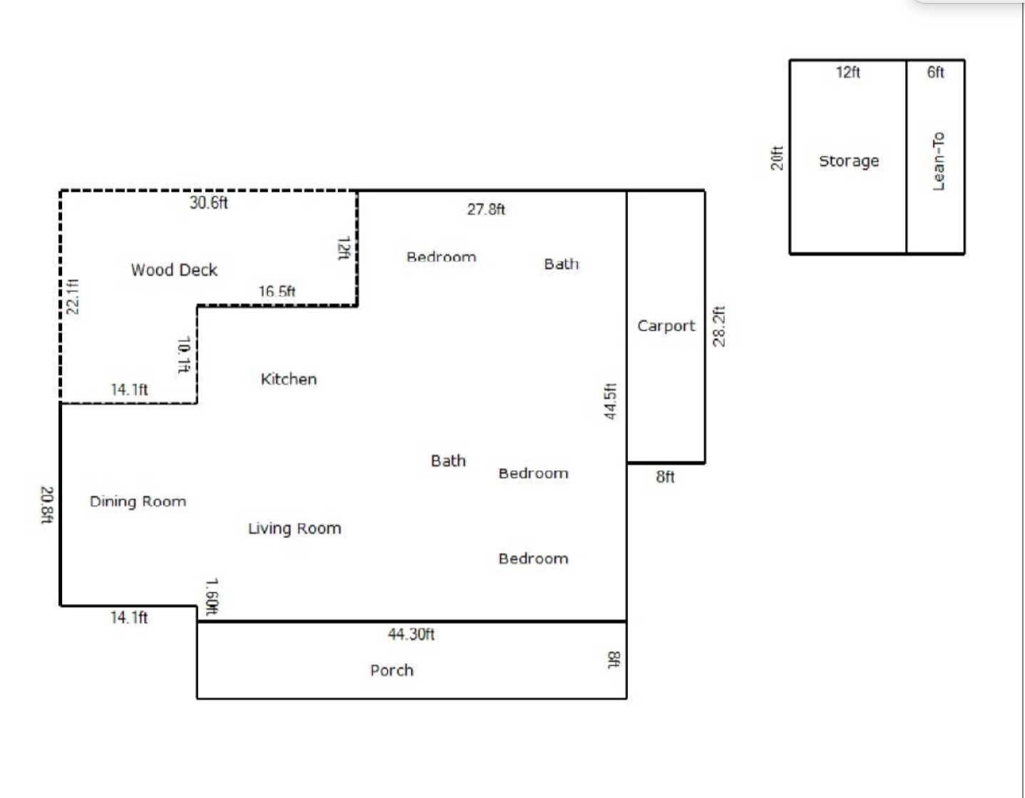 30798 Cedar Street Elberta, AL 36530 - Photo 38 of 38 Floor Plan