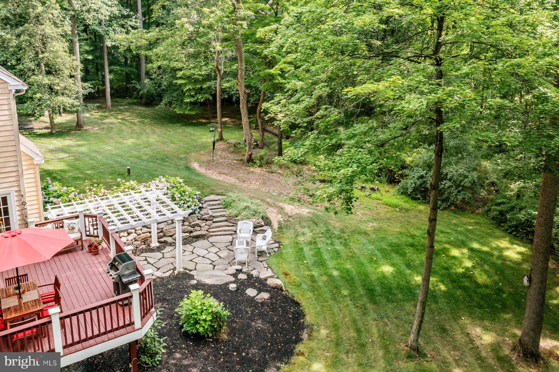 6168 Greenhill Road New Hope, PA 18938 - Photo 16 of 50 View of Garden from Terrace