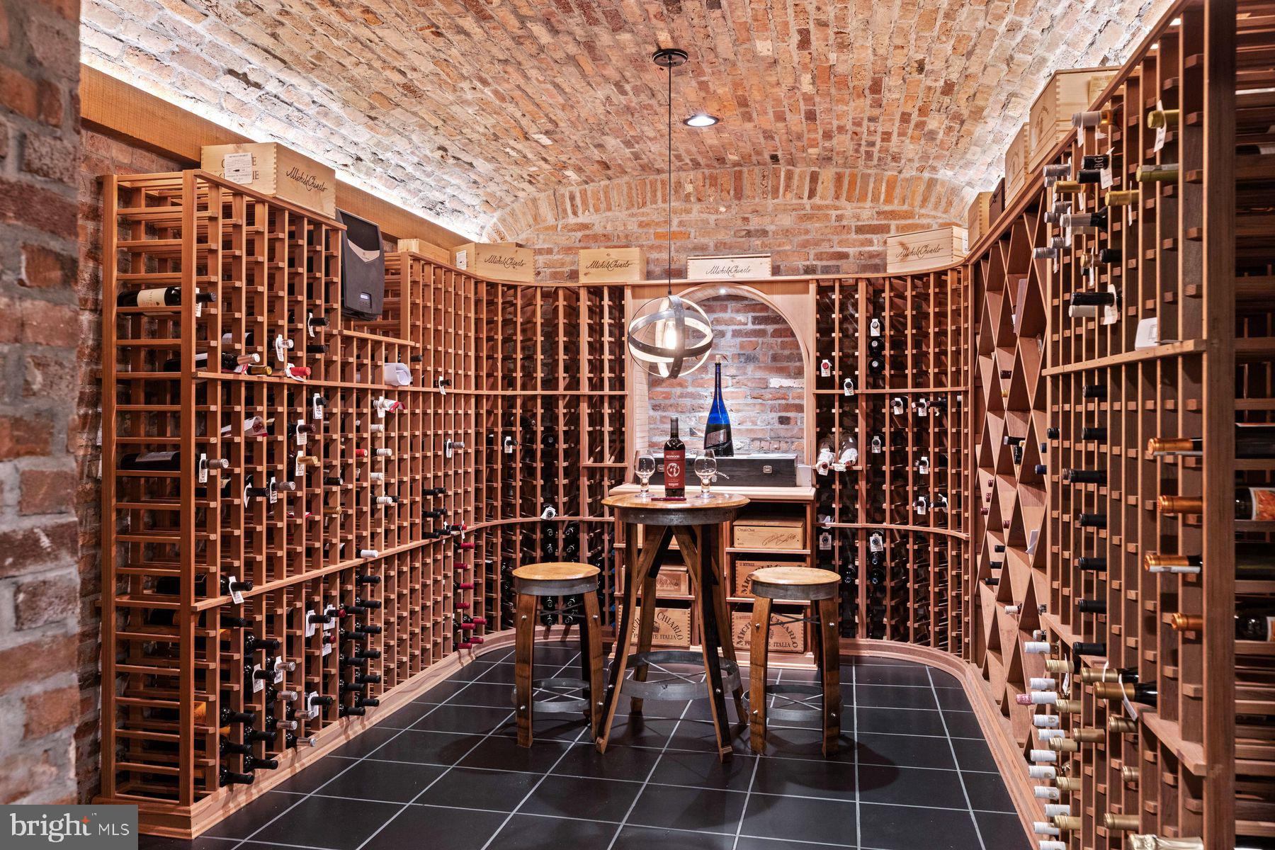 6168 Greenhill Road New Hope, PA 18938 - Photo 42 of 50 Wine Cellar with Antique Brick