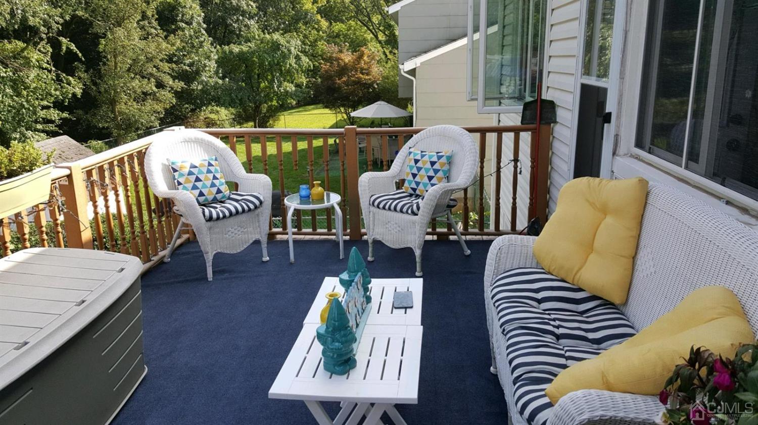 15 Drake Road Somerset, NJ 08873 - Photo 21 of 27 a view of balcony with couch and outdoor seating