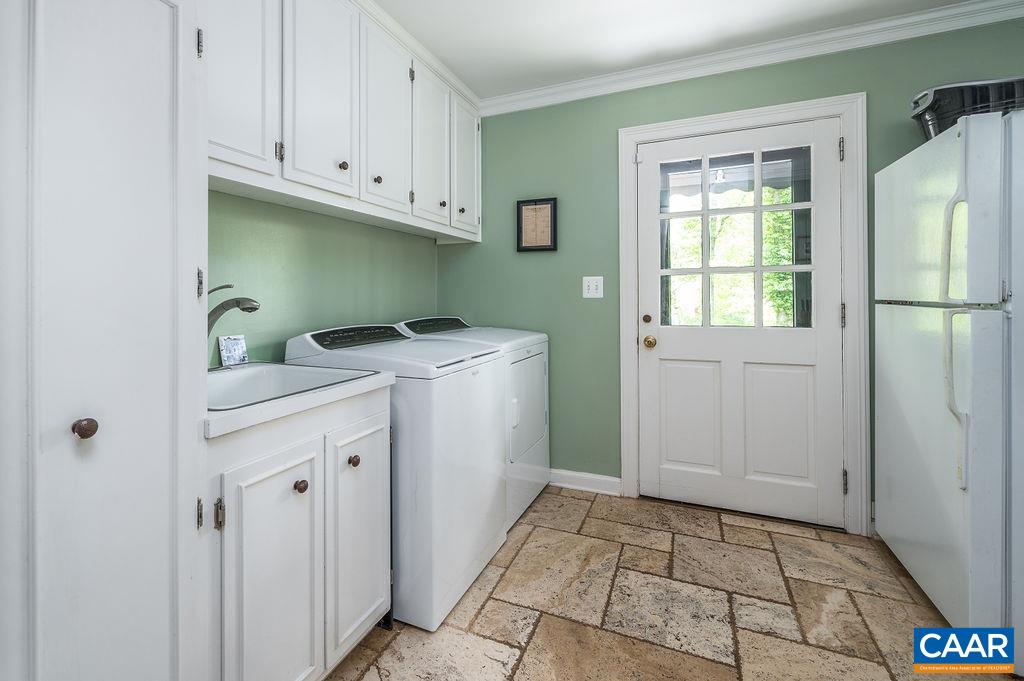 960 Windsor Road Charlottesville, VA 22901 - Photo 22 of 51 a utility room with a sink a cabinetry and a window