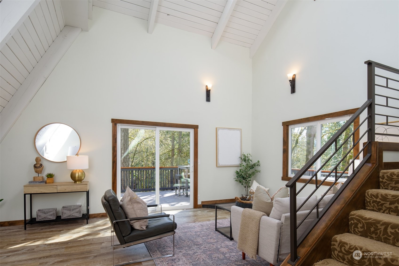 17548 Southeast 110th Street Renton, WA 98059 - Photo 13 of 37 a living room with furniture and a mirror