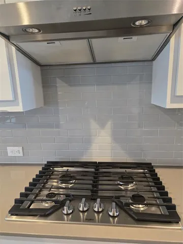 a close up of a stove