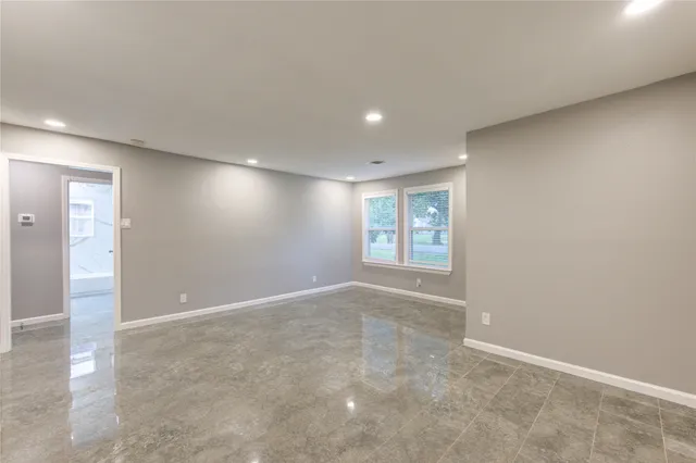 a view of an empty room