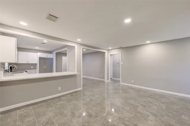 a view of an empty room